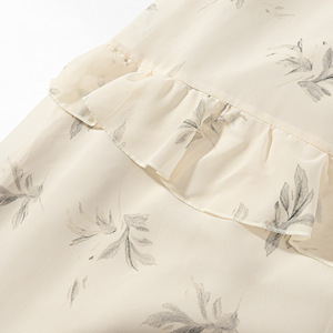 Abito Midi da Donna Personalizzato 2026 con Volant a Strati e Fiocco, Maniche Lunghe, Orlo a Balze Stile Vintage, OEM/ODM da Fabbrica di <span class=keywords><strong>Abbigliamento</strong></span> Cinese - Product Image 5