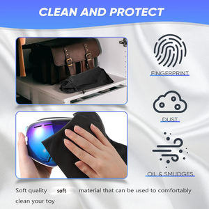 Сумка для хранения игрушек с принтом на заказ, тканевая Лыжная сумка для очков с птичьим глазом, чехол для солнцезащитных очков, Складная регулируемая сумка на шнурке - Product Image 3