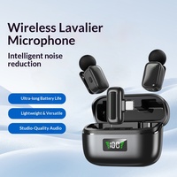 Nouveau Mini8 Microphone sans fil à pince pour téléphone portable, radio en direct