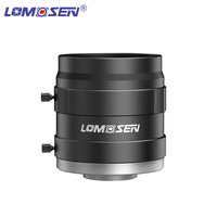 Objectif convexe Lomosen 1 pouce ZX-SF1214S 12 mm à focale fixe 5MP, monture C, revêtement antireflet OEM, garantie 1 an pour la vision industrielle