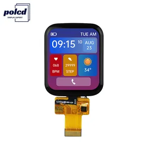 Polcd 1.69 inch 240*280 Normally Black 350 nit 18 Pin Touch Display IPS Small TFT LCD Panel
