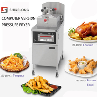Friteuse à pression commerciale, gaz, électrique, industriel, dinde, KFC, Restaurant, poulet frit, friteuse Express