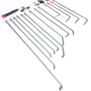 Kit de 13 crochets rapides interchangeables en acier de qualité professionnelle pour réparation de bosses de voiture <span class=keywords><strong>Tesla</strong></span>, tête M8, outil de tôlerie - Product Image 2