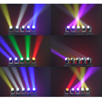 5x80W RGBW Tornado Storm Batten LED Faisceau Tête Mobile Avec Anneau RGB pour DJ Party Disco Club Scène De Mariage