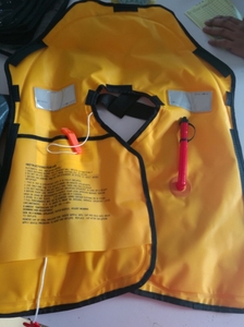 Wholesale Factory Portable <b>Inflatable</b> Life for Children Oxford Fabric CCS Marine Work Buoyancy Vest Printable Design - Product Image 6