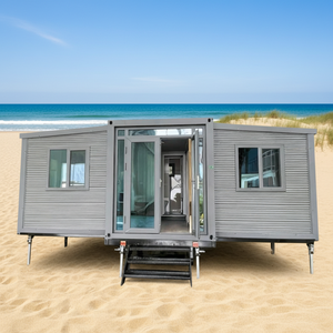 可扩展双翼现代设计透气集装箱房豪华海外出口预制折叠房中国 - Product Image 1