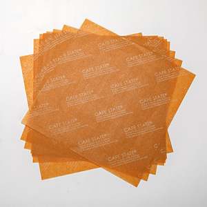 Papier d'emballage alimentaire blanc 12 x 12 pouces, résistant à la graisse, sans danger pour les aliments, papier d'emballage pour traiteur, papier pour hamburgers, emballage pour sandwichs (1000 pièces) - Product Image 3