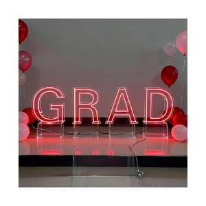 Decoración para Eventos de Boda de Año Nuevo, Letras Grandes con Luces LED de 3 y 4 Pies, Letras y Números Gigantes de Neón LED Iluminados, Suministros para Fiestas - Product Image 4