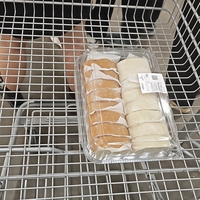 Boîtes à pâtisserie, croissants, sandwichs et desserts en plastique PET transparent jetables pour supermarchés