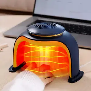 Newly Designed Portable Mini Electric Fan Table Mouse Heater USB Led Hand Warmer