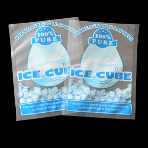 Ldpe צינור קרח שקוף מותאם אישית עמיד למים פלסטיק פלסטיק אריזה נקי 3 תיק - Product Image 2