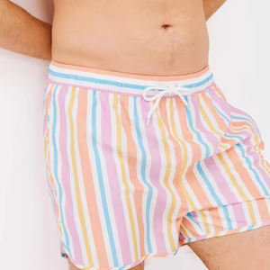 Shorts casuales de verano 100% algodón para hombre, de alta calidad, color sólido, para correr, en venta online a precio asequible. - Product Image 3