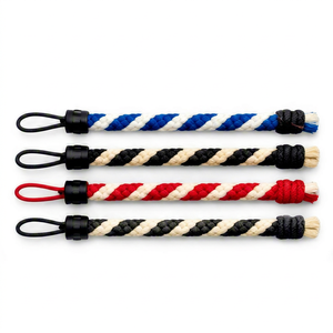 Correa de Muñeca Ajustable de Nailon Trenzado, Multicolor, Duradera, Protectora para Ejercicio, Cordón Universal para Raqueta de Pádel - Product Image 4