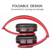 Auriculares Inalámbricos Plegables B39, Cómodos, con Orejeras Suaves, Luz Multicolor Luminosa, Micrófono, Bluetooth