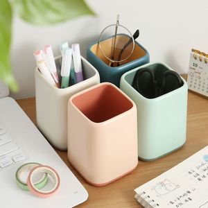 Pot de rangement multifonctionnel pour bureau, design coloré et attrayant, pour stylos, pinceaux de maquillage et fournitures de bureau, vente en gros - Product Image 3