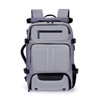 Tas Ransel Laptop 16 Inch Baru Grosir Ekspor Tahan Air Bahan Oxford dengan Port USB untuk Perjalanan dan Kerja