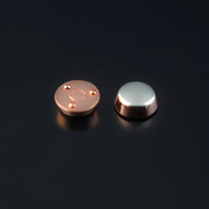 Contactos de Aleación Saijin AS0886 Aprobados por ISO 9001, Contacto Eléctrico de Botón Bimetálico de Plata <span class=keywords><strong>AgCdO</strong></span>/Cu, Remache, Cumple con RoHS, Industrial - Product Image 2