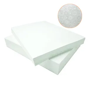 85g 100sheets white and black flowers anti-counterfeiting anti copy security watermark paper a4 printing Cotton paper