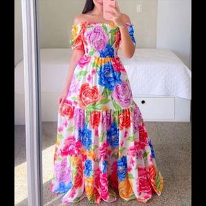 Vestido Largo Casual Floral de Verano para <span class=keywords><strong>Mujer</strong></span>, de Alta Calidad, Ajustado a la Cintura, con Espalda Descubierta, Precio Bajo al por Mayor - Product Image 5