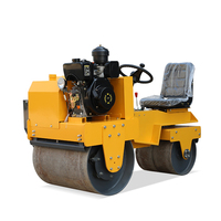 Tout nouveau petit rouleau de route 0.75T assis 750Kg compacteurs de sol Construction rouleau compresseur de route avec moteur Euro5