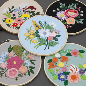 <span class=keywords><strong>Bordado</strong></span> mágico nuevo <span class=keywords><strong>Kit</strong></span> de material DIY del artesano floral 3D europeo original - Product Image 4