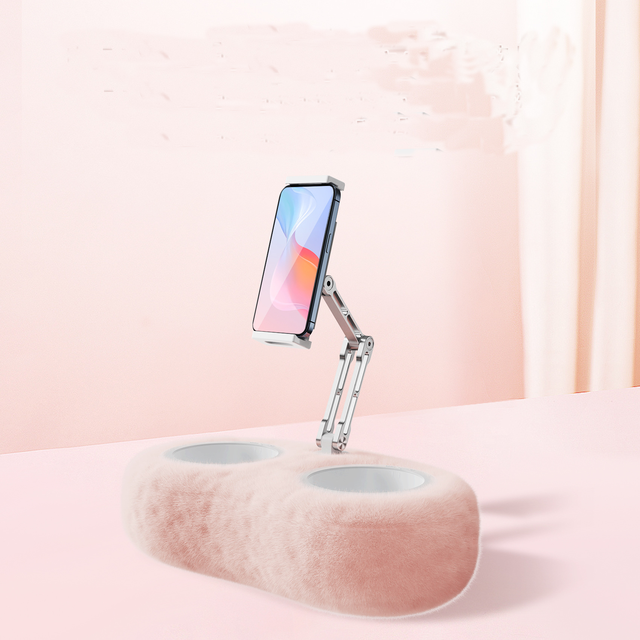 New Arrival Tablet Stand Pillow 360 Degree Adjustable Holder for Bed for Phone and ipad with Soft Plush Fabric