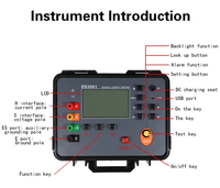 ES3001 FUZRR Earth Soil Resistivity Meter with 2 3 4-wire Measurement