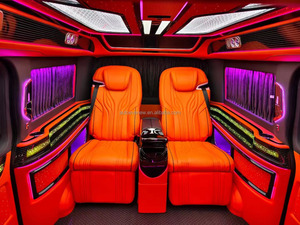 Kit Interior Trasero de Cuero de Lujo Personalizado para <span class=keywords><strong>Mercedes</strong></span> <span class=keywords><strong>Benz</strong></span> Sprinter/<span class=keywords><strong>Vito</strong></span>/V-Class Metris W447 V300 V250d V300d Hiace Completo - Product Image 4