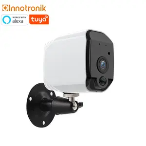 Innotronik Tuya חכם סוללה מופעל IP65 עמיד למים אלחוטי WiFi חיצוני אבטחת IP חכם חיים אפליקציה Tuya מצלמה