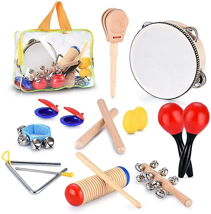 Baby Toy Musical instrument for Kids Toddler Educational Percussion Children's Toys Set of 10 Pieces Hot Sale