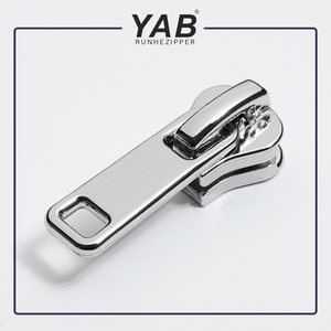 YAB Đầu Kéo Dây Kéo Hai Mặt Thể Thao Trang Trí Thị Trường Nhà Máy Trung Quốc Kéo Khóa Kéo Kim Loại - Product Image 3