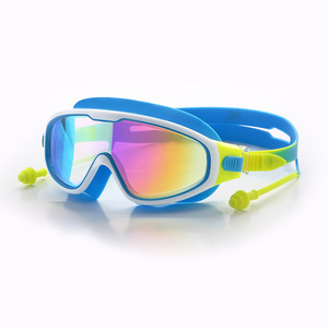Children Swimming Goggles Pc Lens Mirror Coated Anti Fog Anti Uv <b>Large</b> <b>Frame</b> Waterproof High Definition For Kids - Product Image 5