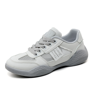 Zapatos de Mujer a la Moda, Zapatos Blancos Transpirables de Malla para Verano, Zapatos Deportivos Casuales Planos - Product Image 1