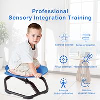 Chaise pivotante pour enfants autistes, chaise sensorielle rotative pour enfants, chaise d'entraînement à la coordination corporelle, jouet préscolaire pour enfants