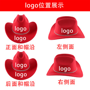 Sombreros Vaqueros Personalizados con Nombre y Logotipo para Hombres y Mujeres, para Uso en Exteriores - Product Image 5