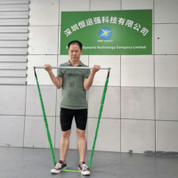 Barre de pilates nourrissons avec bande de résistance, équipement pour la musculation