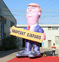 Ballon gonflable géant de personnage publicitaire Donald pour la promotion avec accessoire souffleur inclus