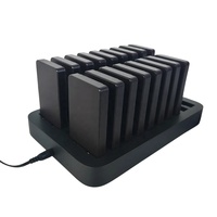 Cafe camarera cola paginación posavasos zumbador 20 piezas MINI impermeable vibrador beepers sistema de llamada inalámbrico buscapersonas restaurante