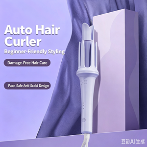 เครื่องม้วนผมอัตโนมัติขนาด 32 มม. ป้องกันความร้อน ไม่ทำลายเส้น<span class=keywords><strong>ผม</strong></span> สำหรับม้วน<span class=keywords><strong>ผม</strong></span>ลอนใหญ่สไตล์เกาหลีแบบง่ายๆ ด้วยตัวเอง - Product Image 2