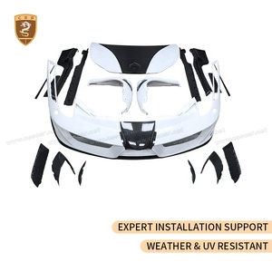 ชุดแต่งรอบคัน MSY Design สำหรับ <span class=keywords><strong>Ferrari</strong></span> <span class=keywords><strong>458</strong></span> Italia <span class=keywords><strong>Spider</strong></span> อัพเกรดชุดแอโรไดนามิก กันชนหน้า-หลัง บังโคลน สเกิร์ตข้าง สปอยเลอร์ปีกหลัง - Product Image 4