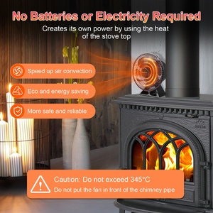 VODA – <span class=keywords><strong>ventilateur</strong></span> de poêle à bois <span class=keywords><strong>thermoélectrique</strong></span> économique avec couvercle - Product Image 5