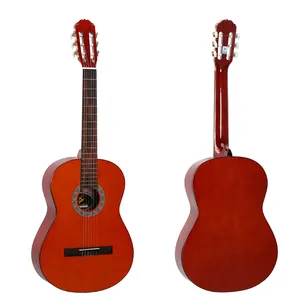 Высококачественная 39 дюймовая Классическая гитара, оптовая продажа с завода 39, Классическая гитара с верхней липой