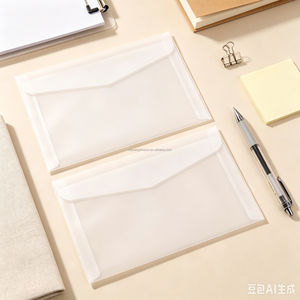 Transparenter Umschlag im Westlichen Stil für Einfache Europäische Kunstpostkarten Geschäftliche Einladungsbriefe Modell-Versandtasche - Product Image 3