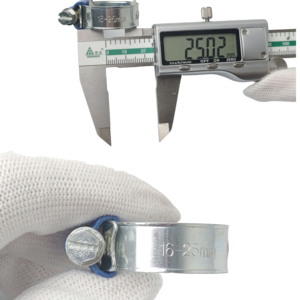 คลิปหนีบสายยางสแตนเลสแบบอังกฤษ สำหรับท่อน้ำ ท่ออากาศ ท่อน้ำมันรถยนต์ ตัวหนีบยึดท่อแบบ<span class=keywords><strong>หนอน</strong></span> ทนทาน อะไหล่คลิปหนีบแบบวงแหวน - Product Image 5