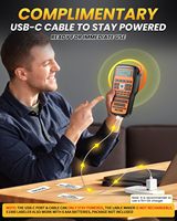Imprimante d'étiquettes Phomemo E1000 Pro avec clavier filaire, imprimante thermique portable, machine à étiqueter les câbles pour câbles industriels
