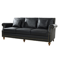 Canapé en tissu de haute qualité, 3 places, style européen moderne, pour salon SM-1063