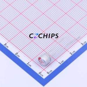 Condensador Sólido SPZ0JM331E05O00RAXXX, Componente de Orificio Pasante (THT), D6.3xL5mm 330uF 20% 6.3V - Product Image 1