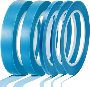 High Temperature <strong>Low</strong> <strong>Tack</strong> Blue PVC Fine Line Painter <strong>Tape</strong> for Automotive Car Easy Removal Trim Thin Finishing Masking - Product Image 1