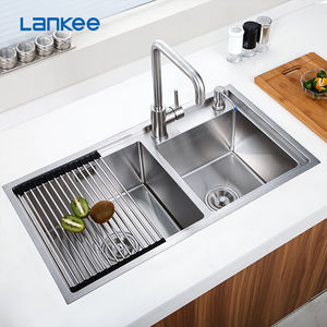 ซาตินคู่ชามสแตนเลสอ่างล้างจาน - Product Image 1