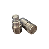 Raccord rapide Naiwo ISO16028 1 pouce BSP en acier inoxydable mâle-femelle NWP4 à face plate